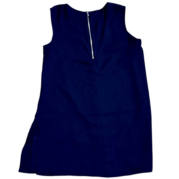 Navy Sleeveless Blouse Sz XS - Picture 11 of 12